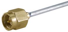 HUBER+SUHNER-22645898 RF-Steckverbinder Conn SMA 0Hz to 18GHz 50Ohm Solder ST Cable Mount M Gold Over Nickel Bulk
