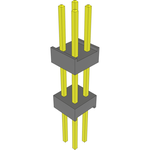 Conn Board Stacker HDR 4 POS 2.54mm Solder ST Top Entry Thru-Hole Bulk