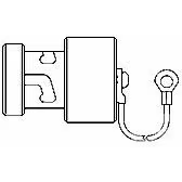 TE Connectivity-753485-000 Connector Accessories Connector Accessories Cap Straight