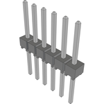 Conn Unshrouded Header HDR 6 POS 2.54mm Solder ST Top Entry Thru-Hole Bulk