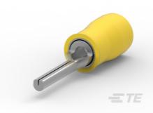 TE Connectivity-165514-1 连接器端子 Wire Pin 22-26AWG Copper Yellow M 18.45mm Tin Loose
