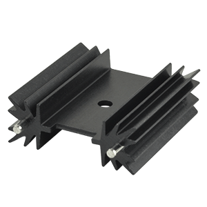 Same Sky (formerly CUI Devices)-HSE-B20381-035H-01 散热器 Heat Sink Passive TO-220 Vertical Thru-Hole Aluminum 6063-T5 Black Anodized