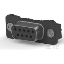 TE Connectivity-1-338313-2 Conector D-subminiatura Conn D-Sub SKT 9 POS 1.37mm Solder ST Thru-Hole 9 Terminal 1 Port Tray