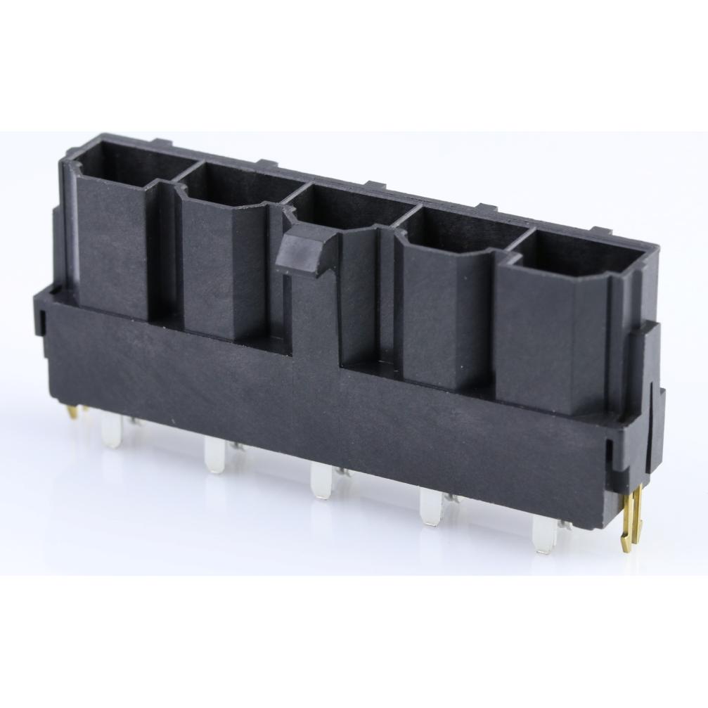 Molex-428195213 Connector Headers and PCB Receptacles Conn Wire to Board HDR 5Power POS 10mm Solder ST Top Entry Thru-Hole Tray