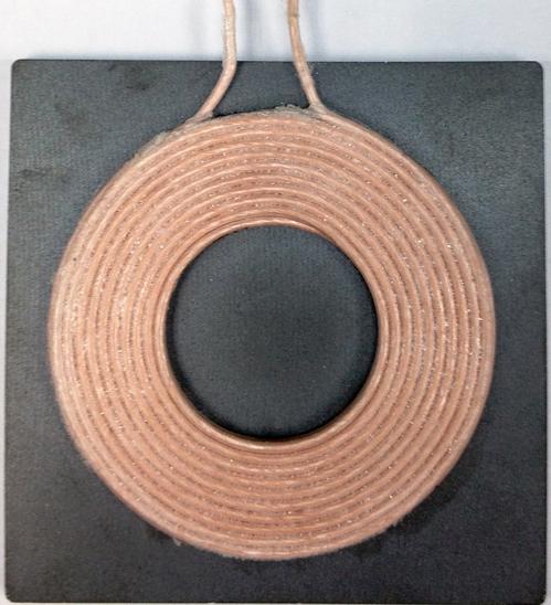 Abracon-AWCCA-53N53H50-C02-B Wireless Charging Coils Wireless Charging Coil Receiver/Transmitter 6.3uH 10% 100KHz 11A 0.019OhmDCR 66Q-Factor Through Hole