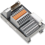 WAGO Kontakttechnik GmbH-704-8012 Schnittstellenmodule Interface Module for system wiring, with solder Pin, Male Connector, 15-Pole