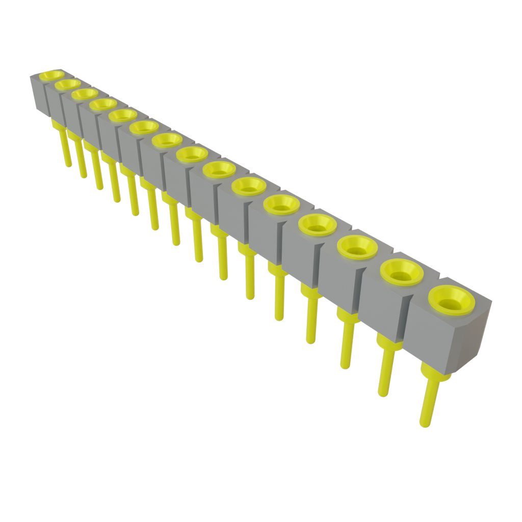 Samtec-SS-115-TT-2 Steckverbinderleisten und Leiterplattenbuchsen Conn Socket Strip SKT 15 POS 2.54mm Solder ST Top Entry Thru-Hole Tube