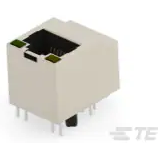 TE Connectivity-203343-E Steckverbinder, Telefon und Telekommunikation Conn RJ-45 F 8 POS 1.27mm Solder RA Thru-Hole 14 Terminal 1 Port Package