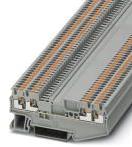 PHOENIX CONTACT-3210328 Steckverbinder, Klemmenblöcke Conn Feed-Through Terminal Block 4 POS Push-In T DIN Rail 17.5A