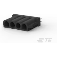 TE Connectivity-173926-1 Cabezales del conector y receptáculos PCB Conn Wire to Board HDR 4Power POS 6.35mm Press Fit ST Thru-Hole Box