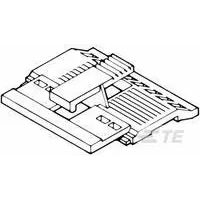 TE Connectivity-1-102681-5 Steckverbinderzubehör Connector Accessories Cover Straight Thermoplastic Black