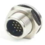 Conn Circular PIN 3 POS Solder Cup ST Panel Mount 3 Terminal 1 Port