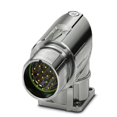 PHOENIX CONTACT-M23-17P1N8AA500S 圆形连接器 Conn M23 Circular PIN 17 POS Crimp RA Panel Mount 17 Terminal 1 Port Package