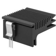 Fischer Elektronik-SK 487 50 SA Kühlkörper Heat Sink Passive THFU Extruded Screw Mount 6.5°C/W Black Anodized