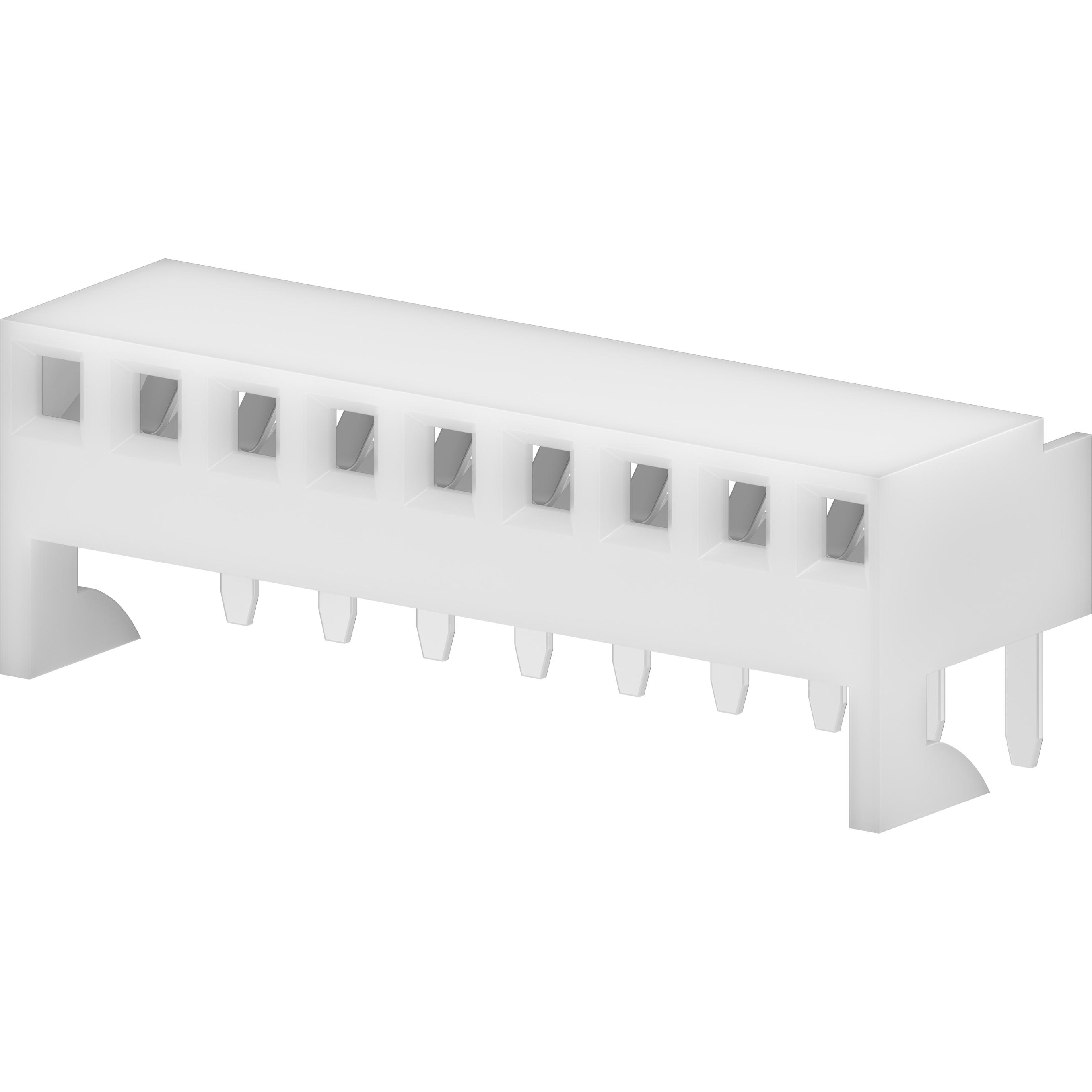 Molex-0038001339 连接器插头及 PCB 插座 Conn Socket Strip RCP 9 POS 2.54mm Solder RA Thru-Hole KK Tray
