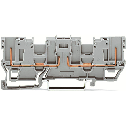WAGO-769-161 Steckverbinder, Klemmenblöcke 2-Pin Carrier Terminal Block, with 2 Jumper positions, for DIN-rail 35 x 15 and 35 x 7.5