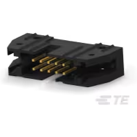 TE Connectivity-5102153-1 连接器插头及 PCB 插座 Conn Shrouded Header (4 Sides) HDR 10 POS 2.54mm Solder ST Top Entry Thru-Hole Tray
