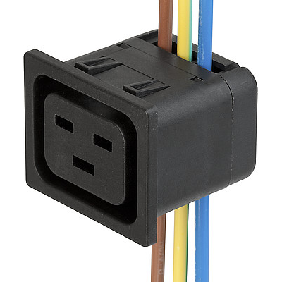 SCHURTER-4710.4012 Spannungsversorgungseingangsmodule Power Entry Module F 3 POS 250VAC 20A ST 1 Port