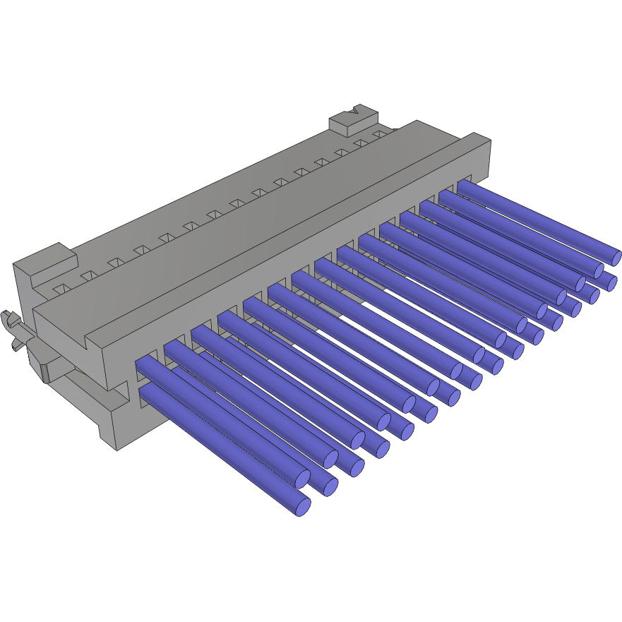 Samtec-S2SD-15-24C-L-36.00-SR Andere Kabelbaugruppen Double Row Discrete Wire Cable Assembly, Socket
