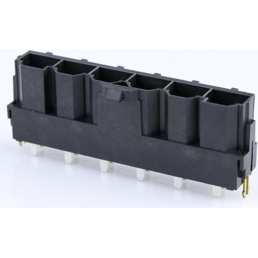 Molex-42819-6213 Steckverbinderleisten und Leiterplattenbuchsen Conn Wire to Board HDR 6Power POS 10mm Solder ST Thru-Hole Tray
