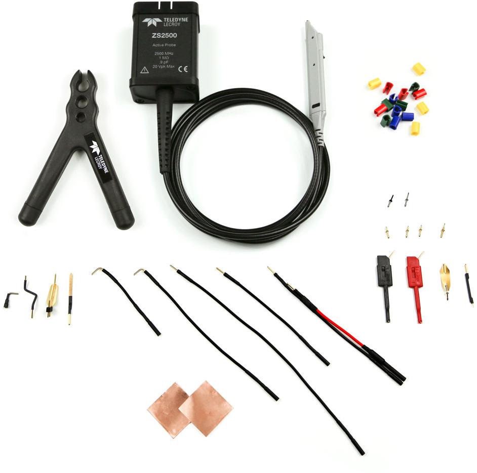 Teledyne LeCroy-ZS2500 Prüf- und Messzubehör 2.5 GHz, 0.9 pF, 1 MOhm Active Voltage Probe