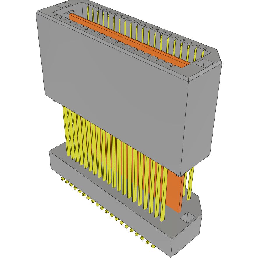 Samtec-QTE-020-06-F-D-A Embases de raccordement et réceptacles PCB Conn High Speed Micro Plane HDR 40 POS 0.8mm Solder ST Top Entry SMD Tray