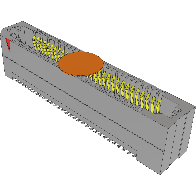 Samtec-ERF8-030-07.0-L-DV-L-K-FR Connector Headers and PCB Receptacles Conn Board to Board SKT 60 POS 0.8mm Solder ST SMD T/R