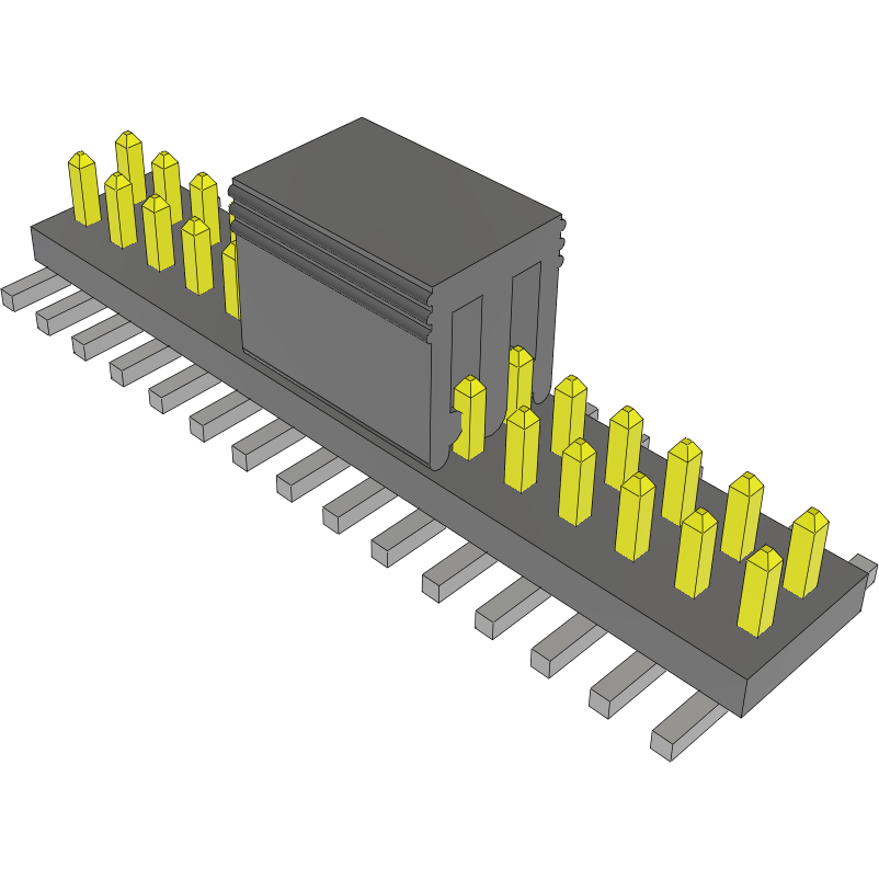 Samtec-FTS-115-03-L-DV-A-P Steckverbinderleisten und Leiterplattenbuchsen Conn Unshrouded Header HDR 30 POS 1.27mm Solder ST Top Entry SMD Tube