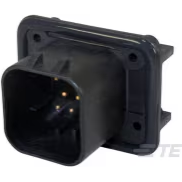 TE Connectivity-1-776280-1 Connector Headers and PCB Receptacles Conn Shrouded Header (4 Sides) HDR 8 POS 2mm Solder RA Side Entry Thru-Hole Automotive Tray