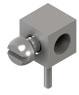 Keystone Electronics-8734 Steckverbinderanschlüsse Mini Binding Post Terminal, 90 Deg-Thru Hole Mount