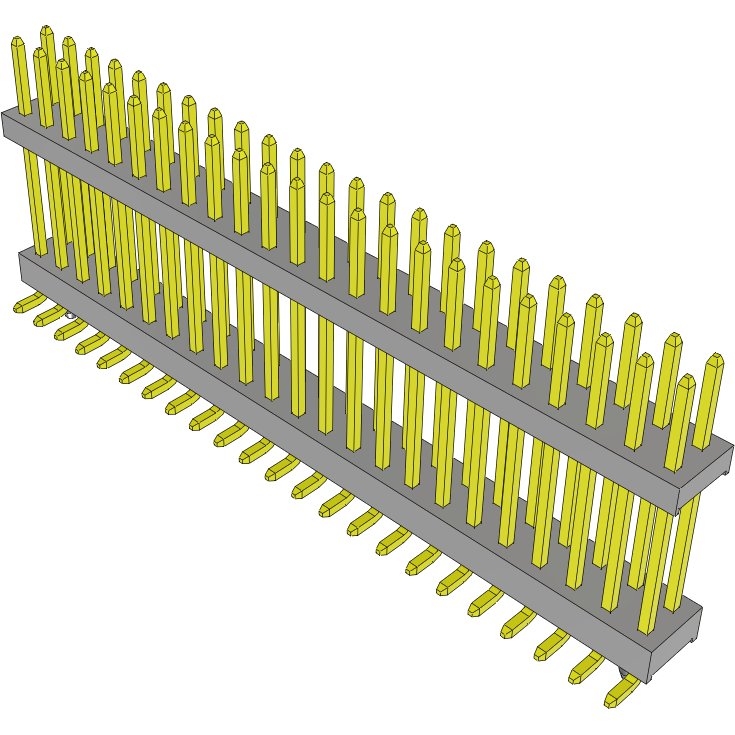 Samtec-TW-23-07-S-D-500-SM-A Steckverbinderleisten und Leiterplattenbuchsen Conn Board Stacker HDR 46 POS 2mm Solder ST Top Entry SMD Tube