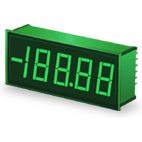 Murata Power Solutions-DMS-40PC-1-GS-C null 2V, Standard Green LED Display Digital Panel Voltmeter