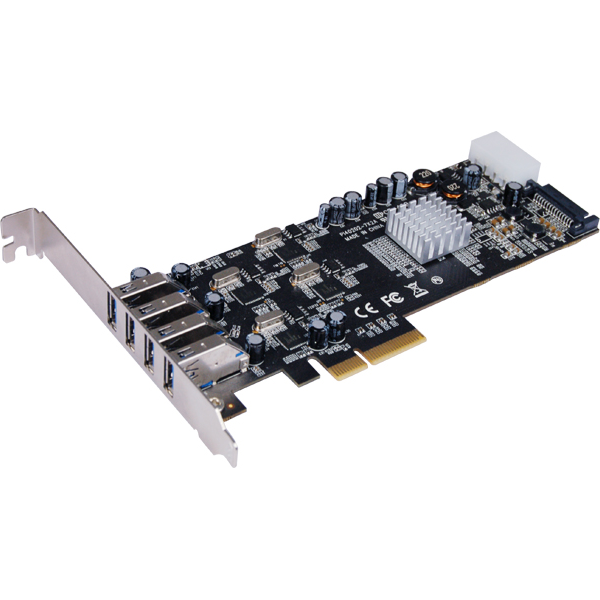 Sunrich Technology (U.S.), Inc-U-1010 Schnittstellenmodule PCIe Quad Core USB 3.0 4-Port Card