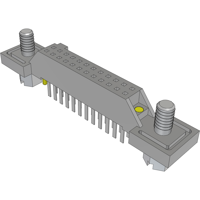 Samtec-SFM-112-01-L-D-DS Piastre connettori e prese PCB Conn Socket Strip SKT 24 POS 1.27mm Solder ST Top Entry Thru-Hole TIGER EYE™ Tube
