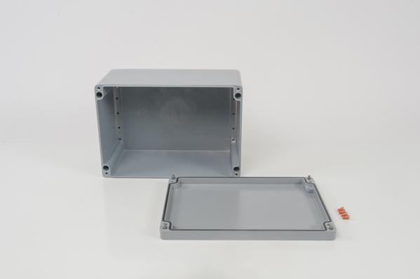 ROSE Systemtechnik GmbH-012333180  Gray Die Cast Aluminum Wall Mount Standard Enclosure