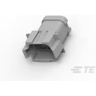 TE Connectivity-DT04-08PA-P026 Einzeladersteckverbinder, Gehäuse Conn Housing RCP 8 POS 9.12mm Crimp ST Cable Mount Gray Box Automotive
