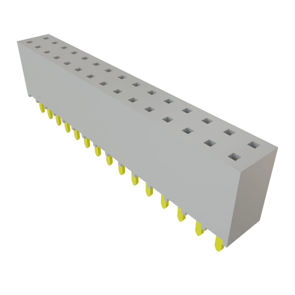 Samtec-SSW-115-01-T-D Steckverbinderleisten und Leiterplattenbuchsen Conn Socket Strip SKT 30 POS 2.54mm Solder ST Top Entry Thru-Hole Bulk