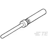 TE Connectivity-204370-8 Contatto connettore Contact PIN 22 Size Crimp ST Cable Mount 22-28AWG Bag