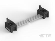 TE Connectivity-2205104-1 Cable Assembly Other Cable Assembly Patch Cord 0.075m 28AWG Wire to Board to Wire to Board 6 to 6 POS M-M Crimp-Crimp