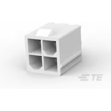 TE Connectivity-1586037-4 Steckverbinderleisten und Leiterplattenbuchsen Conn Wire to Board HDR 4Power POS 4.2mm Solder ST Top Entry Thru-Hole Bag