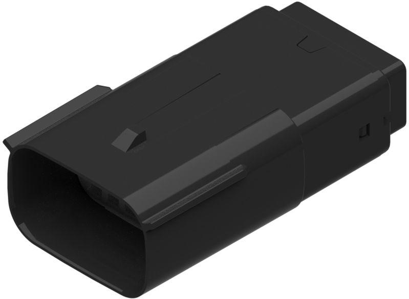 Delphi-35117328 Einzeladersteckverbinder, Gehäuse Conn Housing M 12 POS 3.5mm Crimp ST Cable Mount Black