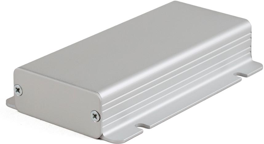 Hammond Manufacturing-1455CF1201  Clear Aluminum Wall Mount Extruded Enclosure