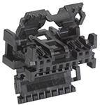 Molex-34824-0125 Einzeladersteckverbinder, Gehäuse Conn Housing RCP 12 POS 2mm Crimp ST Cable Mount Gray Mini50™ Bag