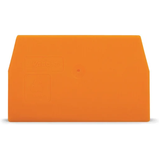 WAGO-870-948 Steckverbinderzubehör Connector Accessories Separator Plate Straight Polyamide 6/6 Gray Box