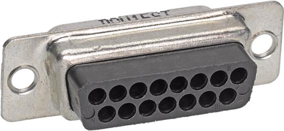 Cinch Connectivity Solutions-DCUH-37S-FO Steckverbinder, D-Sub Connector D-Subminiature RCP 37 POS Crimp ST Cable Mount