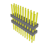 Conn Board Stacker HDR 20 POS 2.54mm Solder ST Thru-Hole Bulk