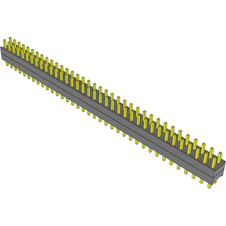Samtec-DW-36-07-T-D-200 Piastre connettori e prese PCB Conn Board Stacker HDR 72 POS 2.54mm Solder ST Top Entry Thru-Hole Bulk
