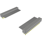 Cable Assembly 0.101m 28AWG 1.27mm 28 to 28 POS IDC Connector to IDC Connector M-M Clamshell