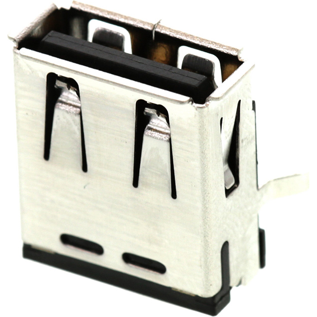 Molex-676432910 Connector USB Conn USB 2.0 Type A RCP 4 POS 2mm/2.5mm Solder RA Thru-Hole 4 Terminal 1 Port Tray