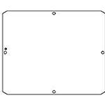 Connector Accessories Enclosure Metal Plate Straight Steel Zinc GWconnect® Carton